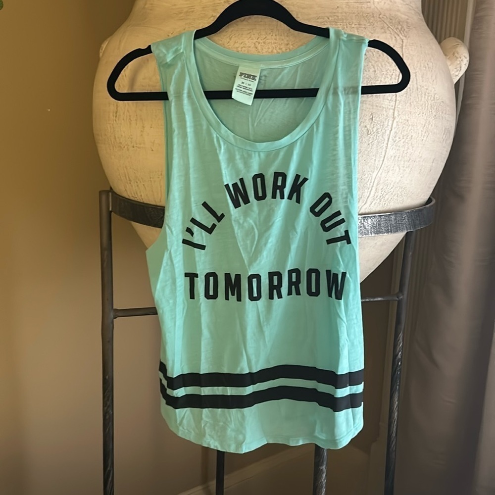 Pink workout top